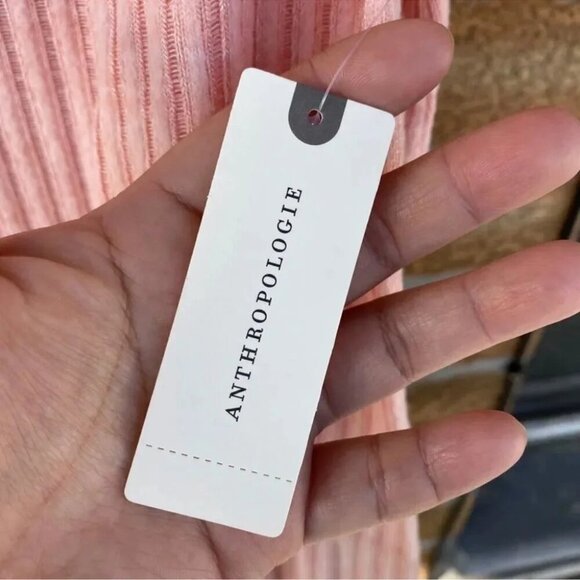 Anthropologie maeve sweater large in pink NWT - Picture 5 of 8